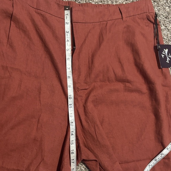PLUS SIZE Ava & Viv  Brick Chinos Pants - Picture 5 of 9